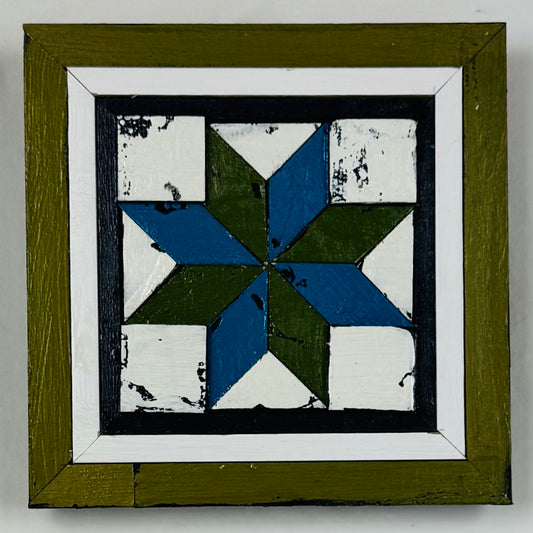 Quilt Block Green