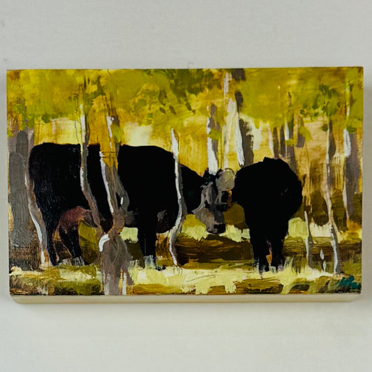 A Yellow Aspen Cow