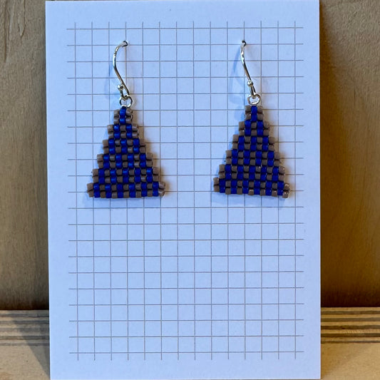 Triangle, Blue, Mauve