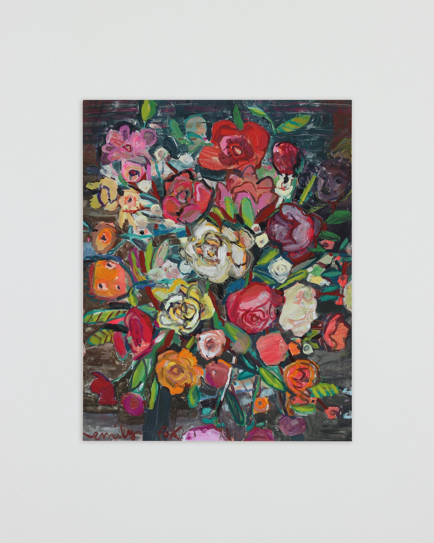 Midnight Flowers Print