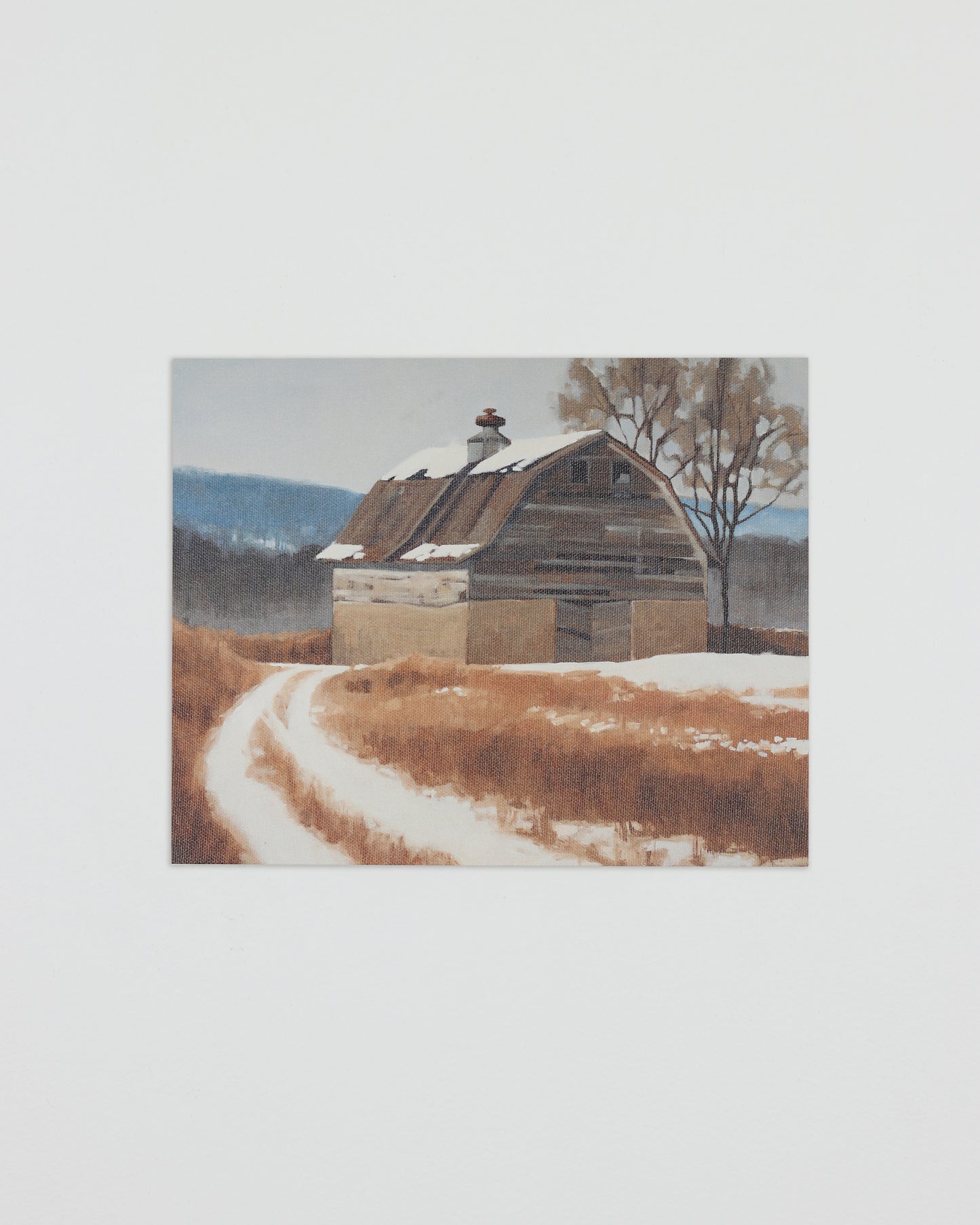 Winter Barn Print