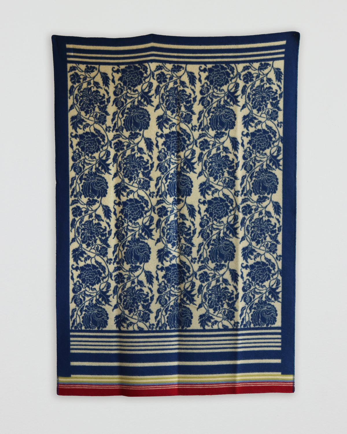 Blue Floral Oleana Blanket
