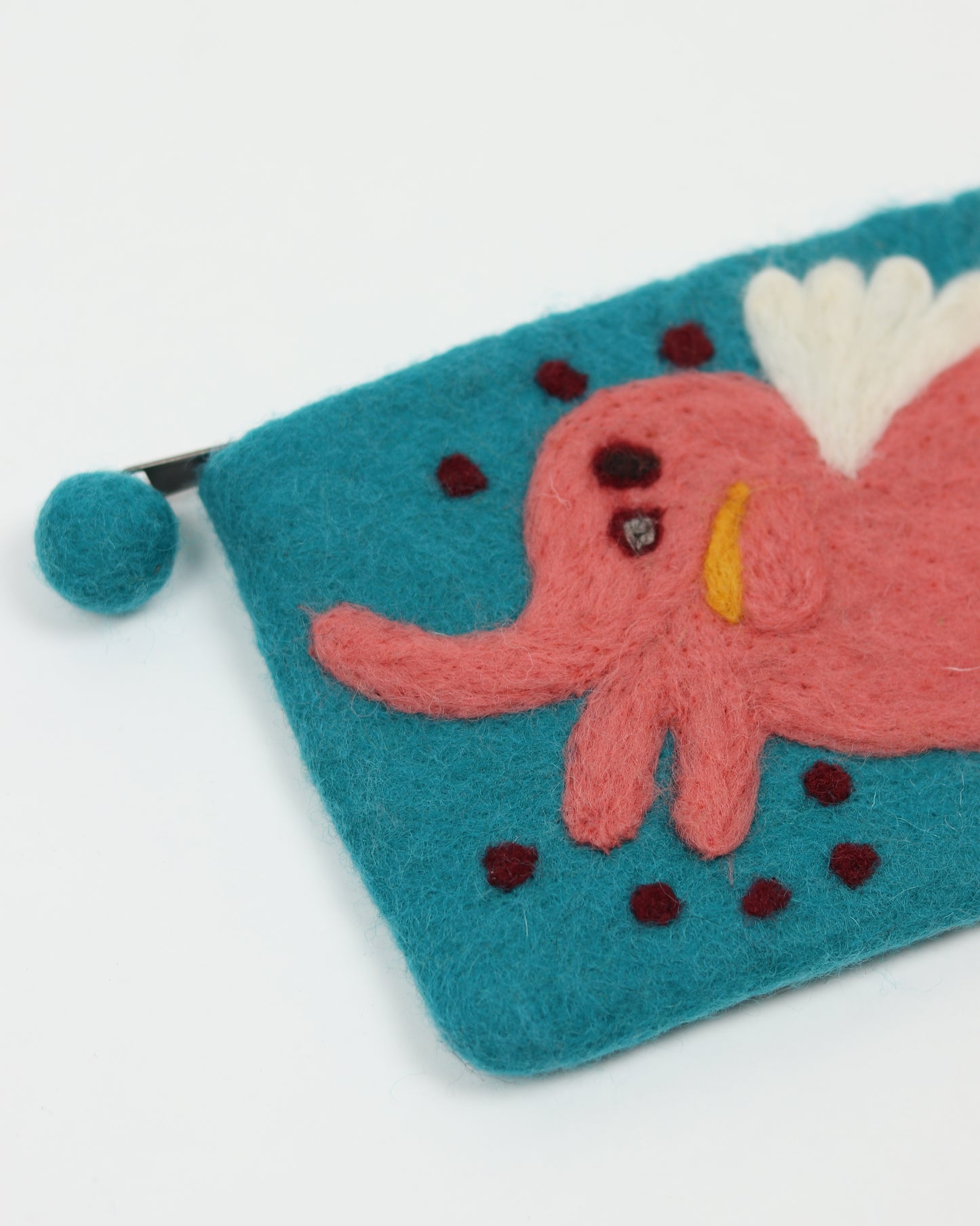 Blue Elephant Zipper Pouch