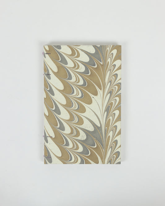 Handmade Marbled Paper Sourdough Recipe Book