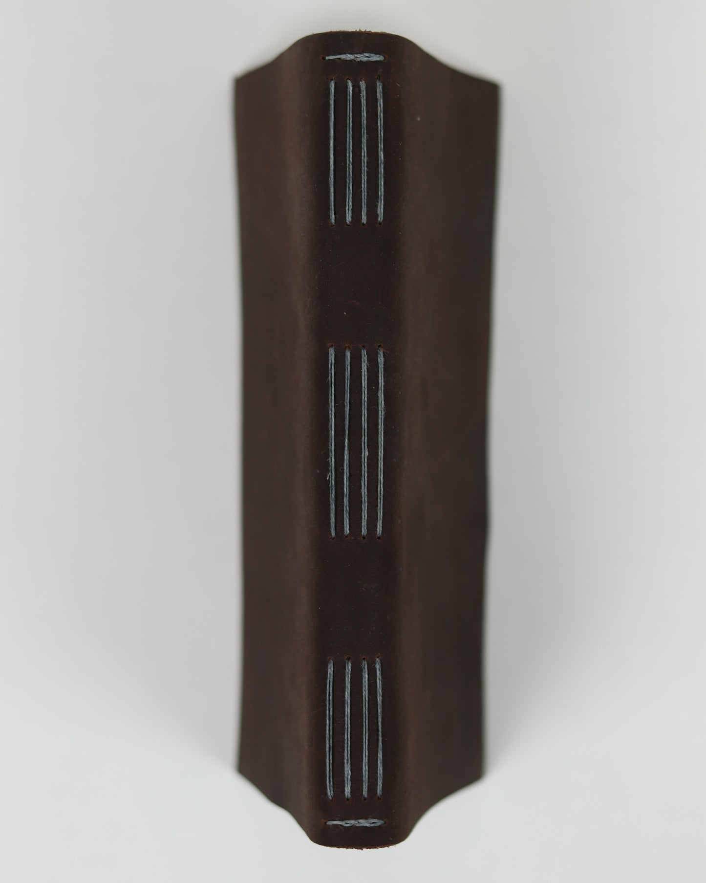 Leather Long Blue Stitch Book