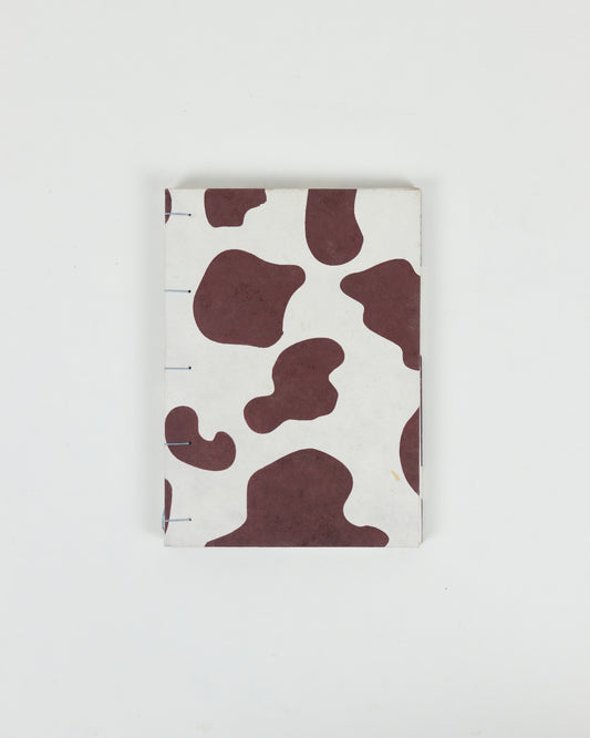 Cow Print Lokta Paper Book