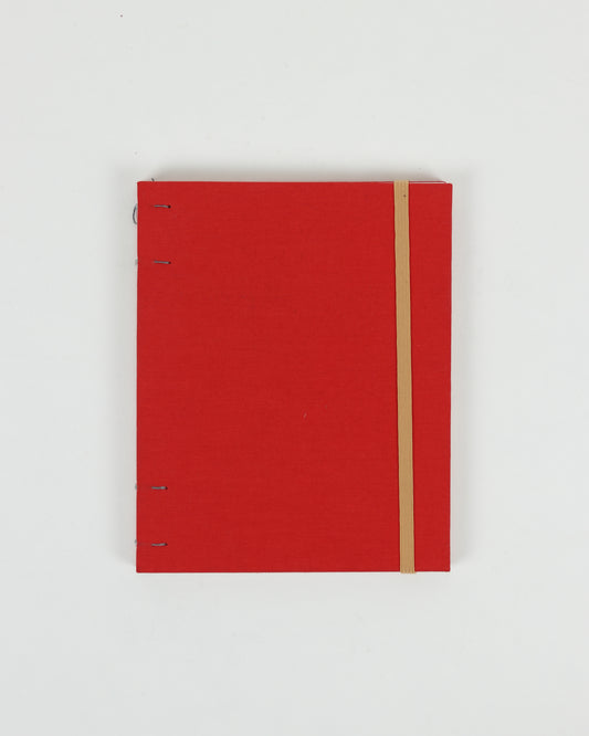Blank Book With Red Book Cloth