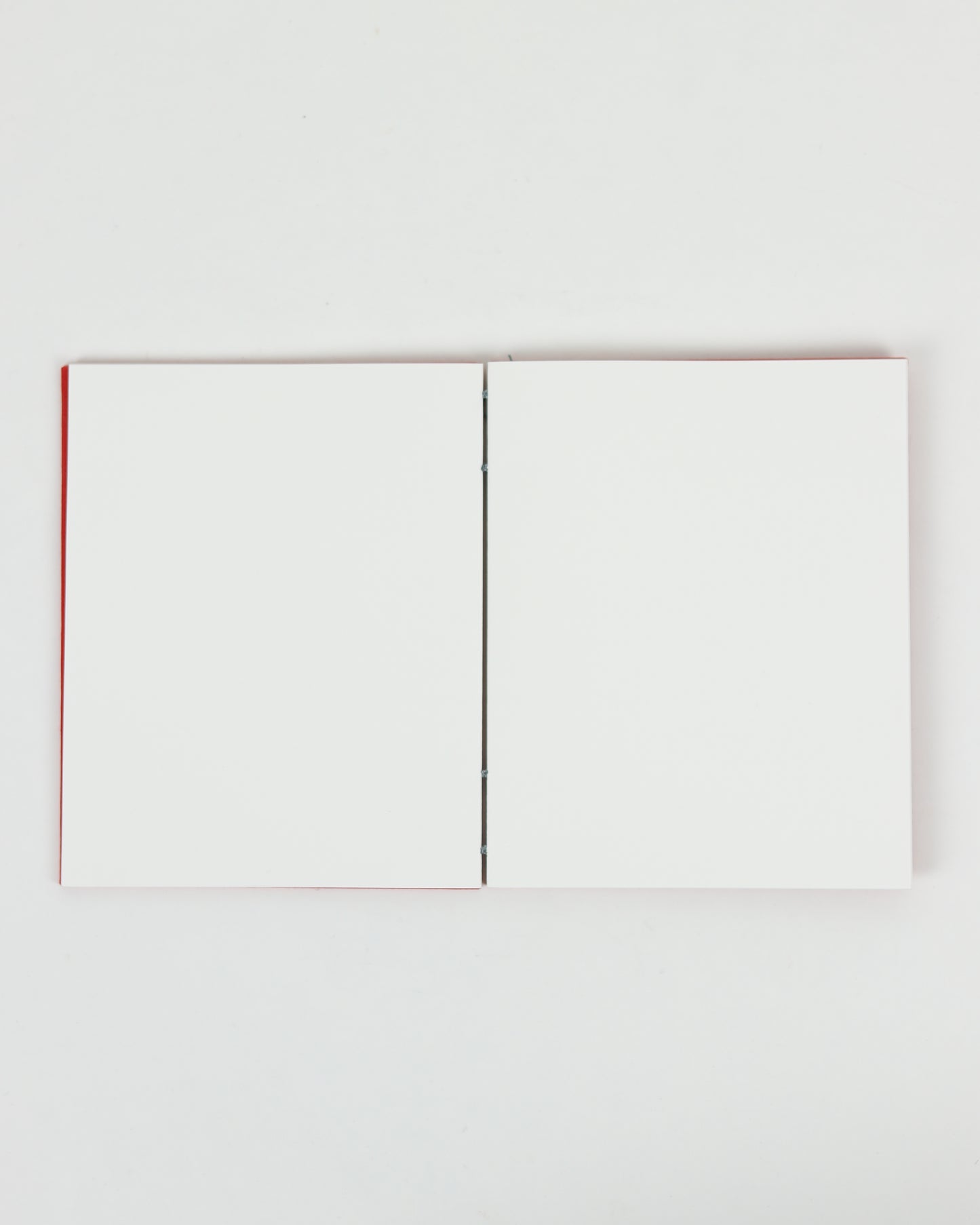 Blank Book With Red Book Cloth