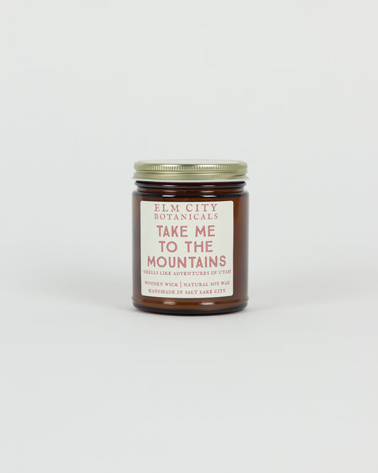 Take Me to the Mountains Candle