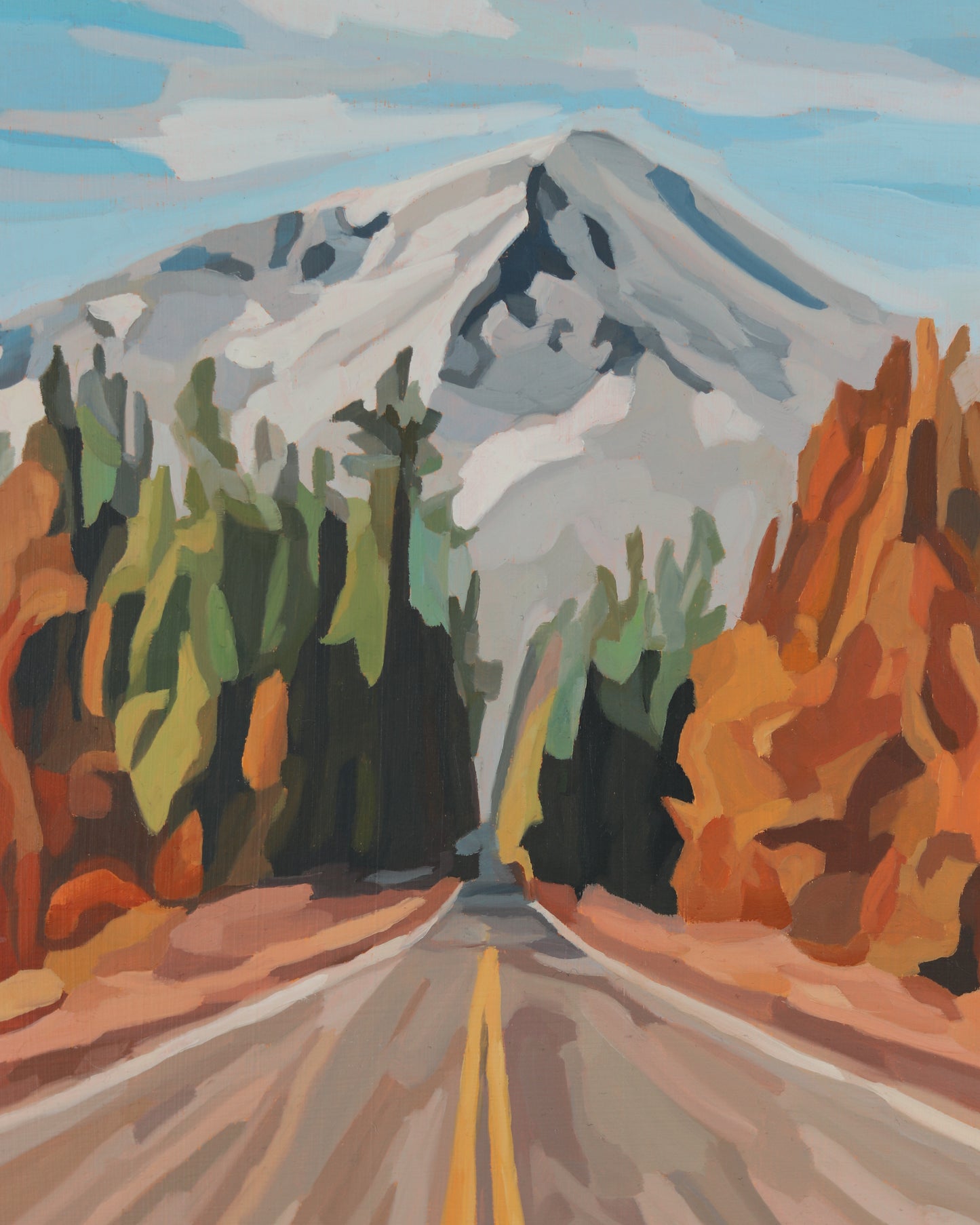 Road to Mount Shasta