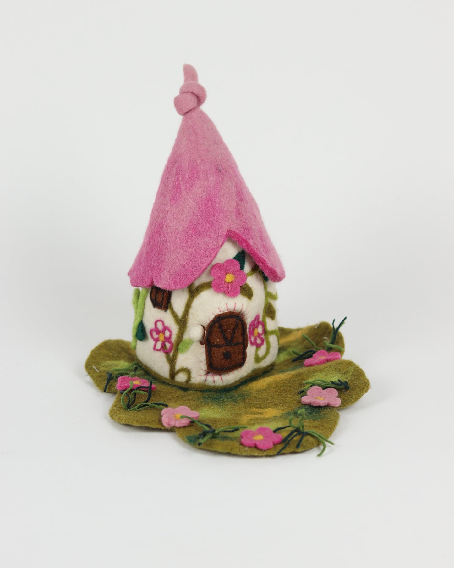 Fairy House with Pink Roof