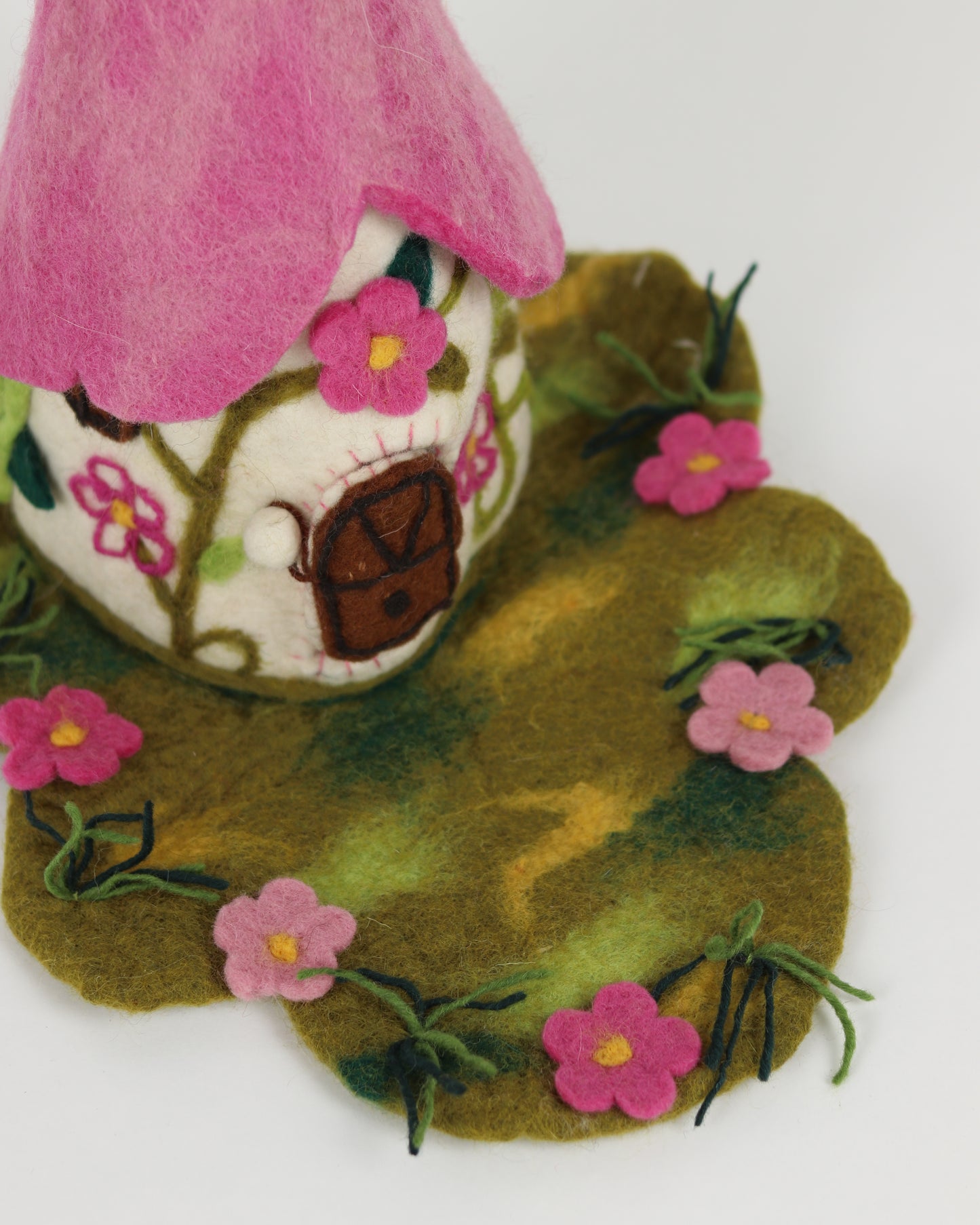 Fairy House with Pink Roof