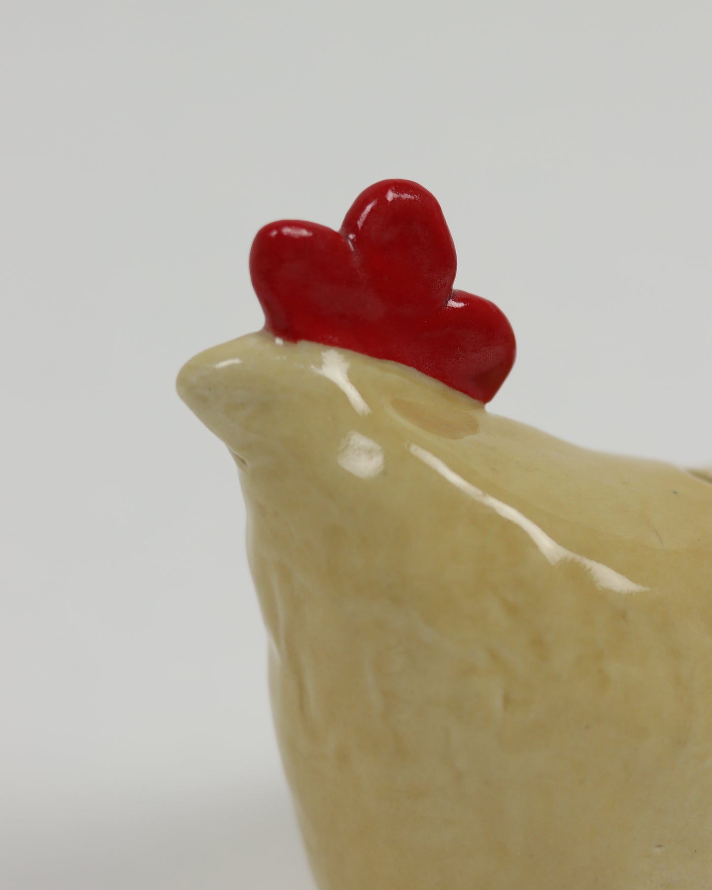 Yellow Chicken Vase