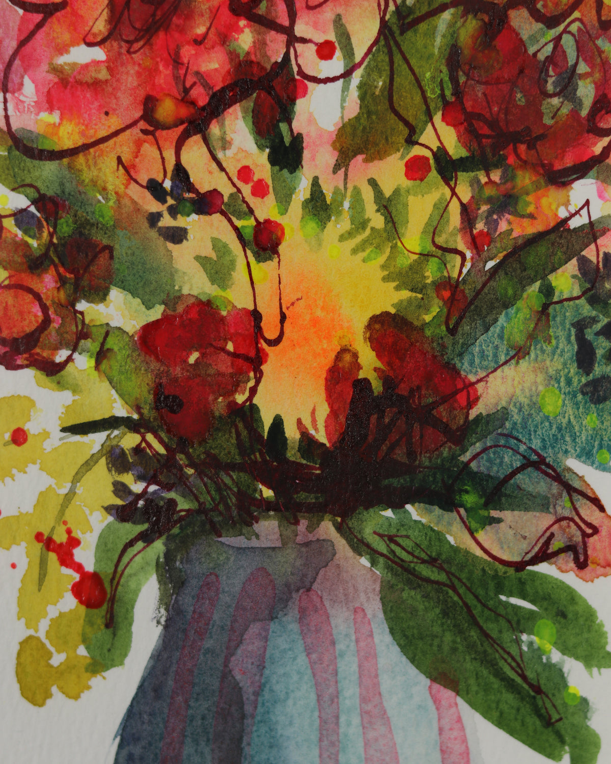 Burst of Color in Vase 1
