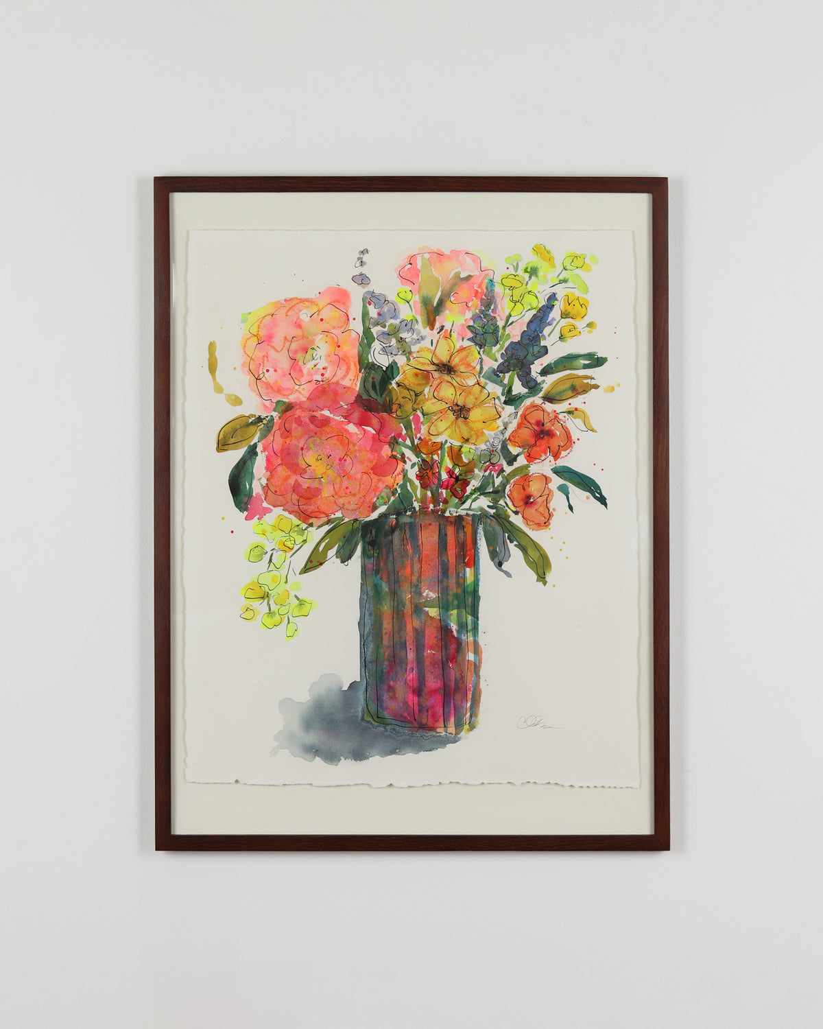 Flowers Never Last Tall Vase