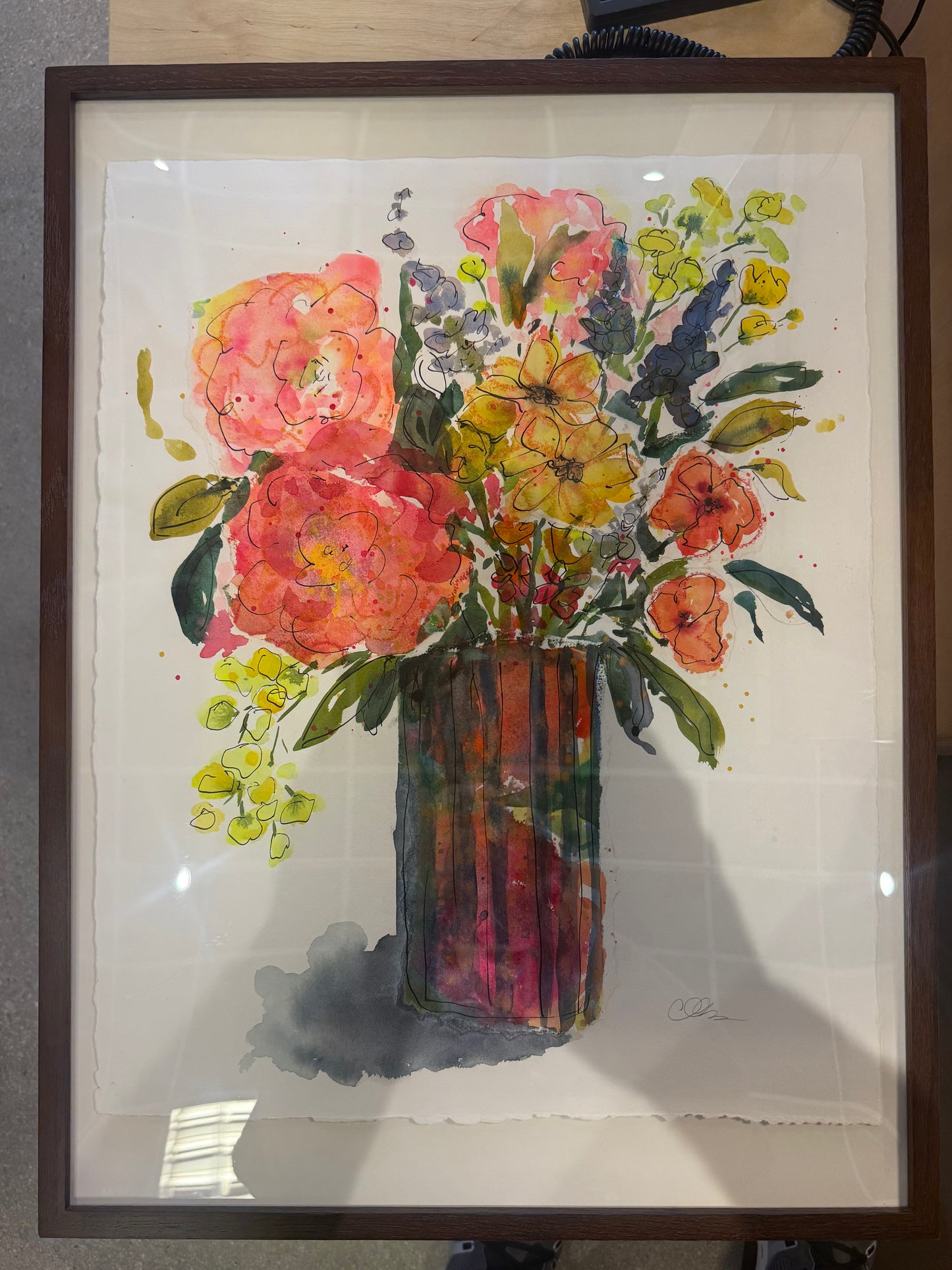 Flowers Never Last Tall Vase