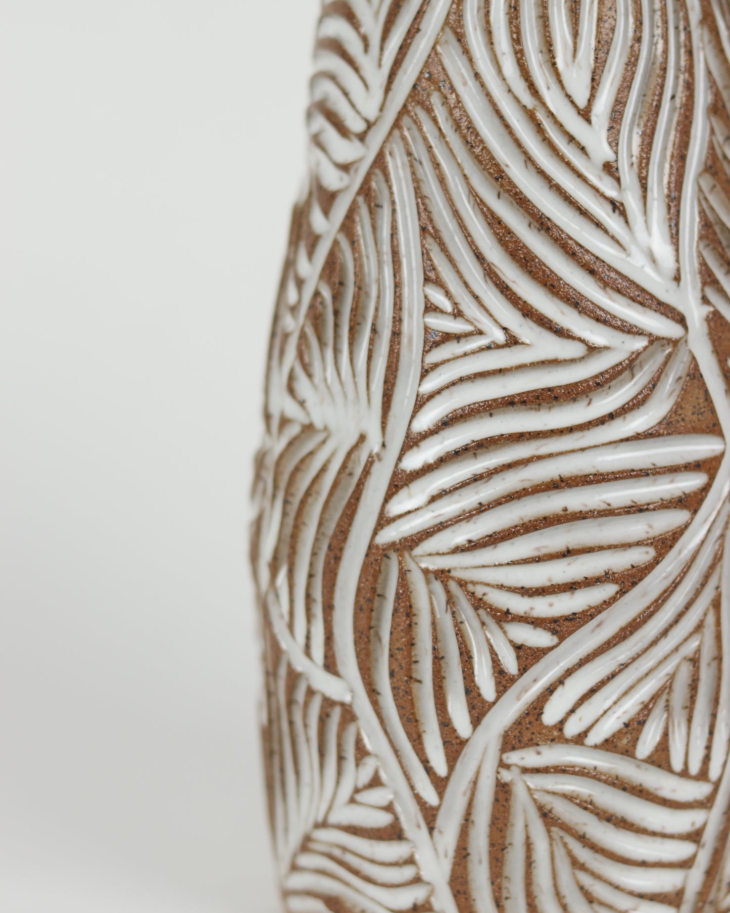 Organic Carved Vase