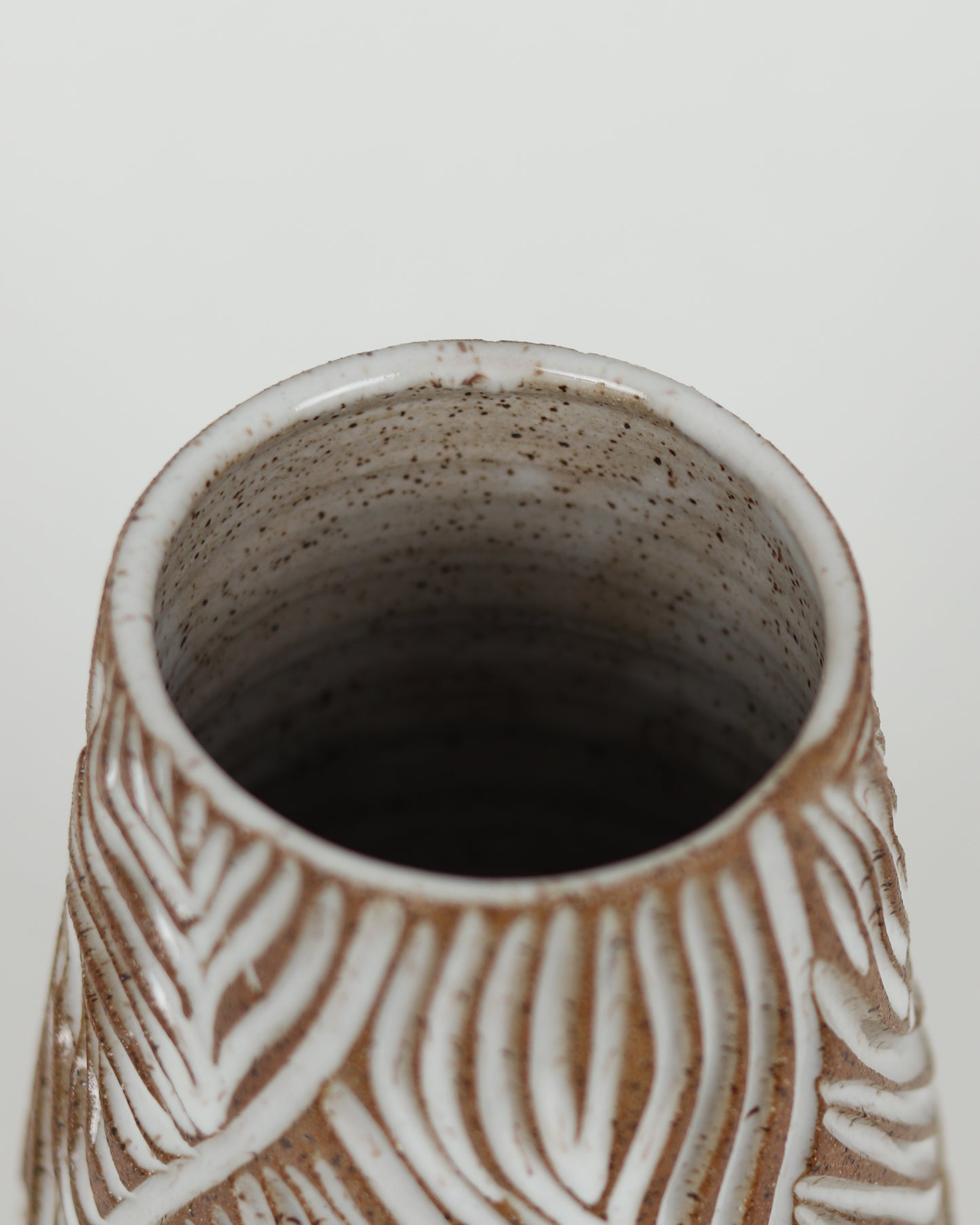 Organic Carved Vase