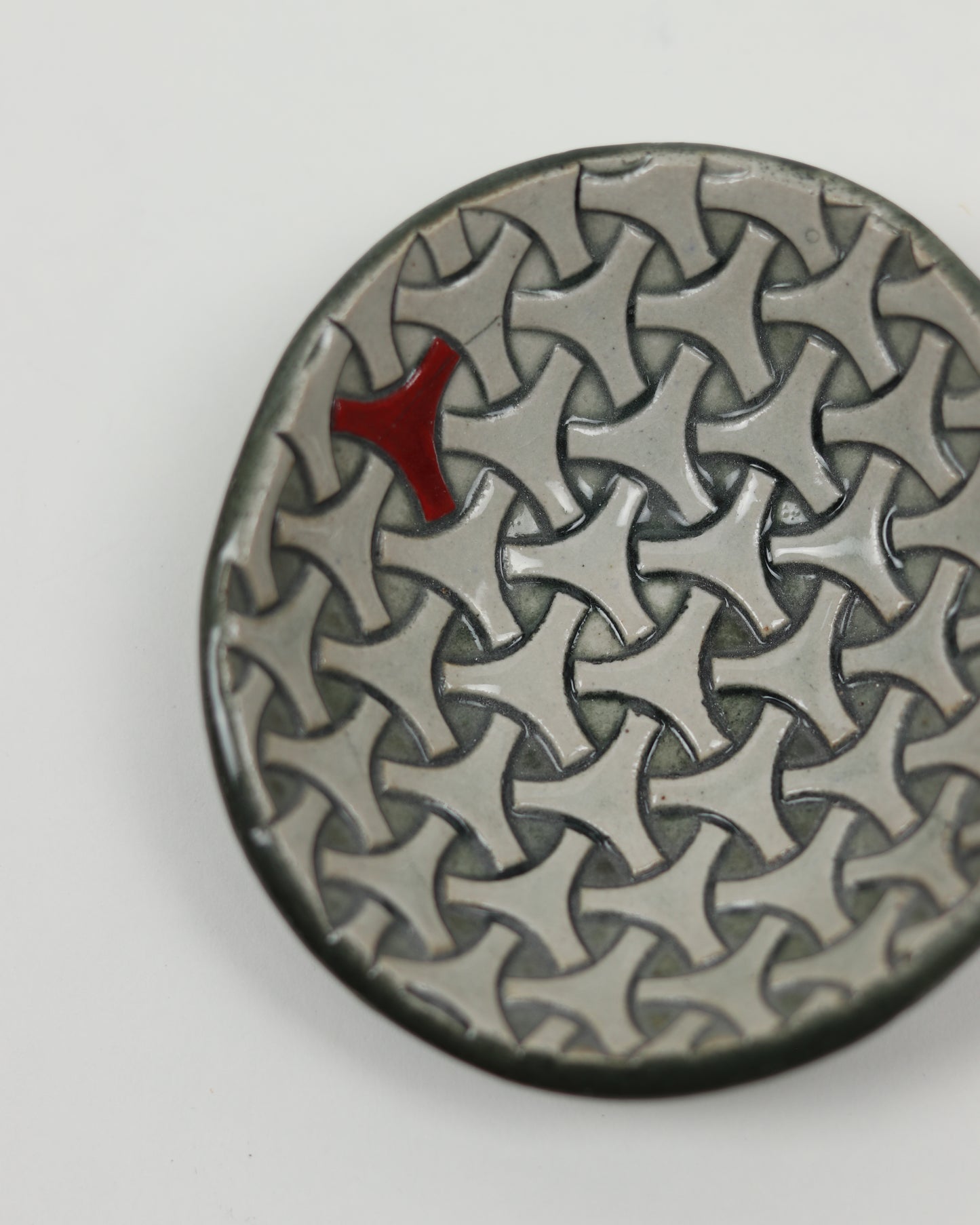 Red Weave  Mini Bowl