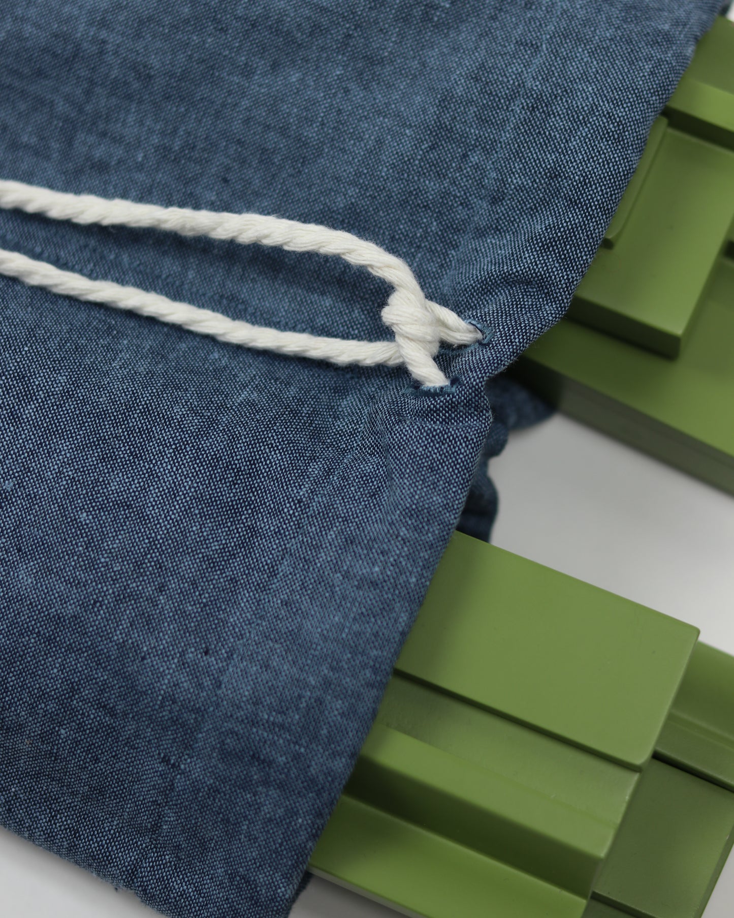 Mahjong Rack Bag in Denim Blue