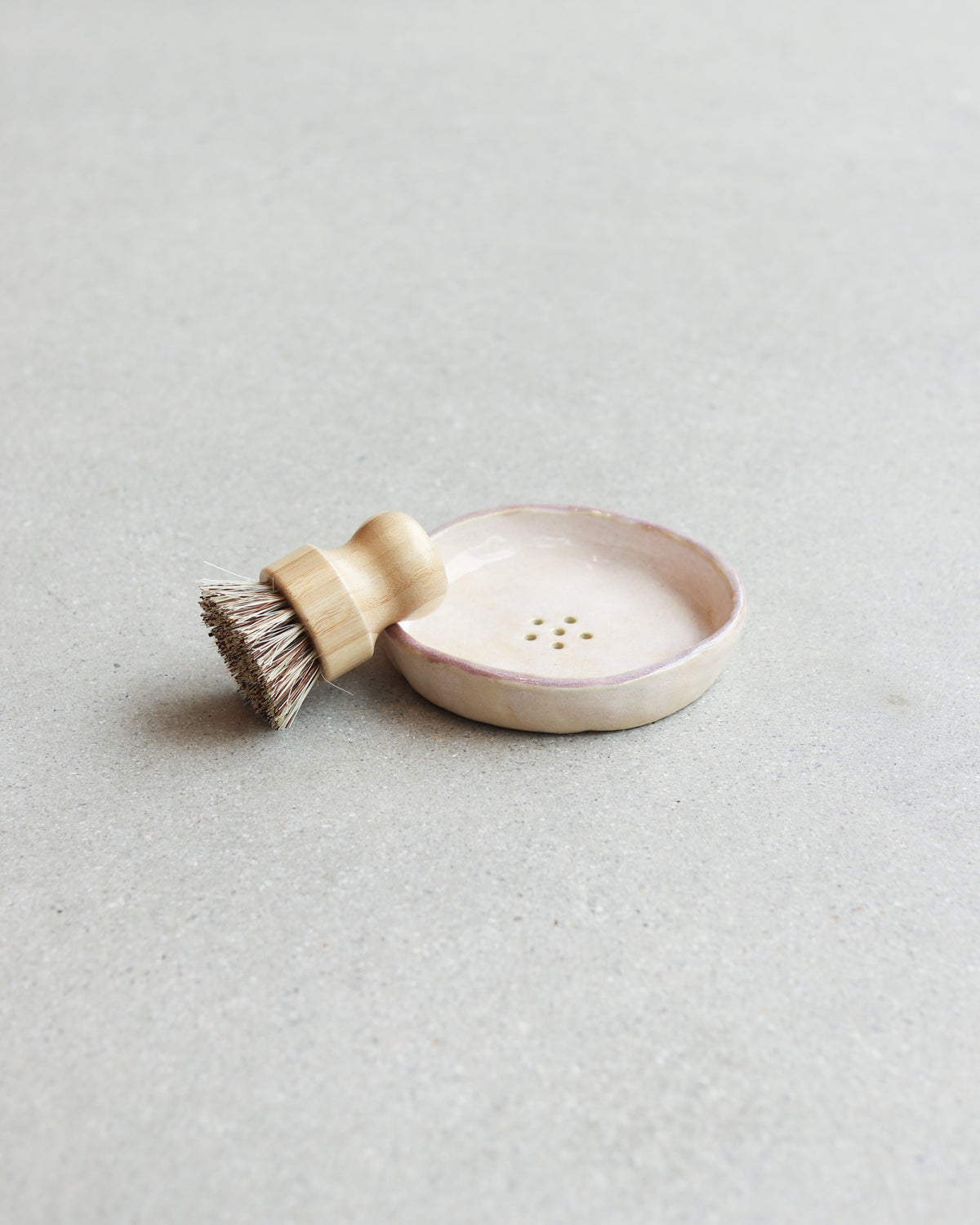 Soap Dish with Brush