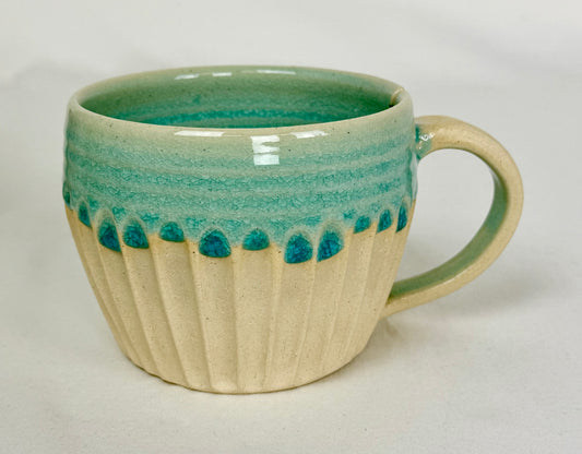 Mug Crackle with Tea Bag Slot