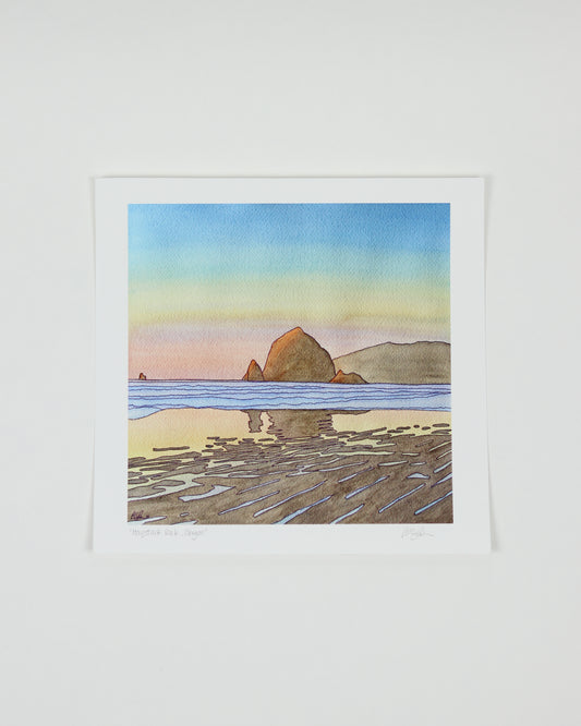 Haystack Rock Print