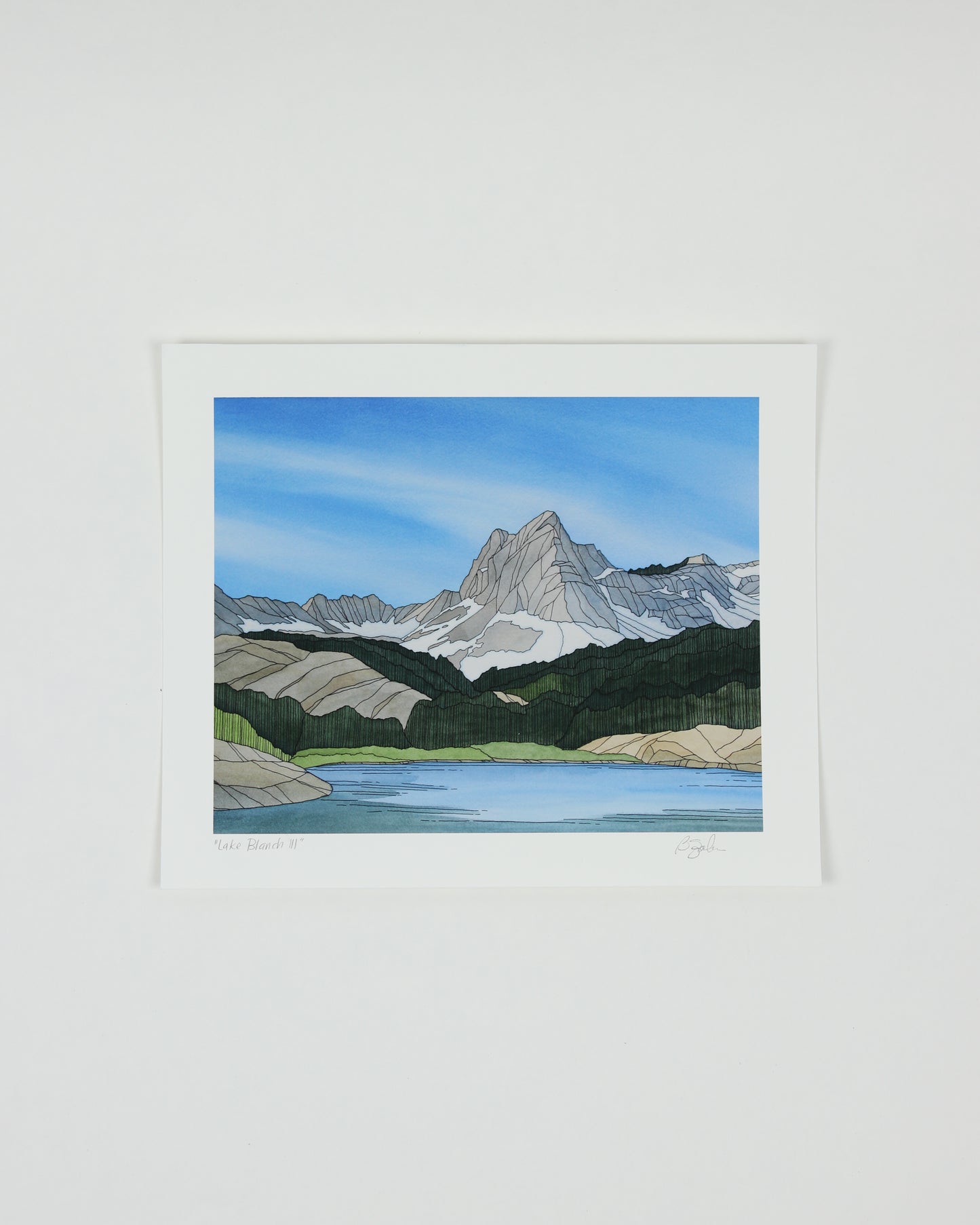 Lake Blanch III Print