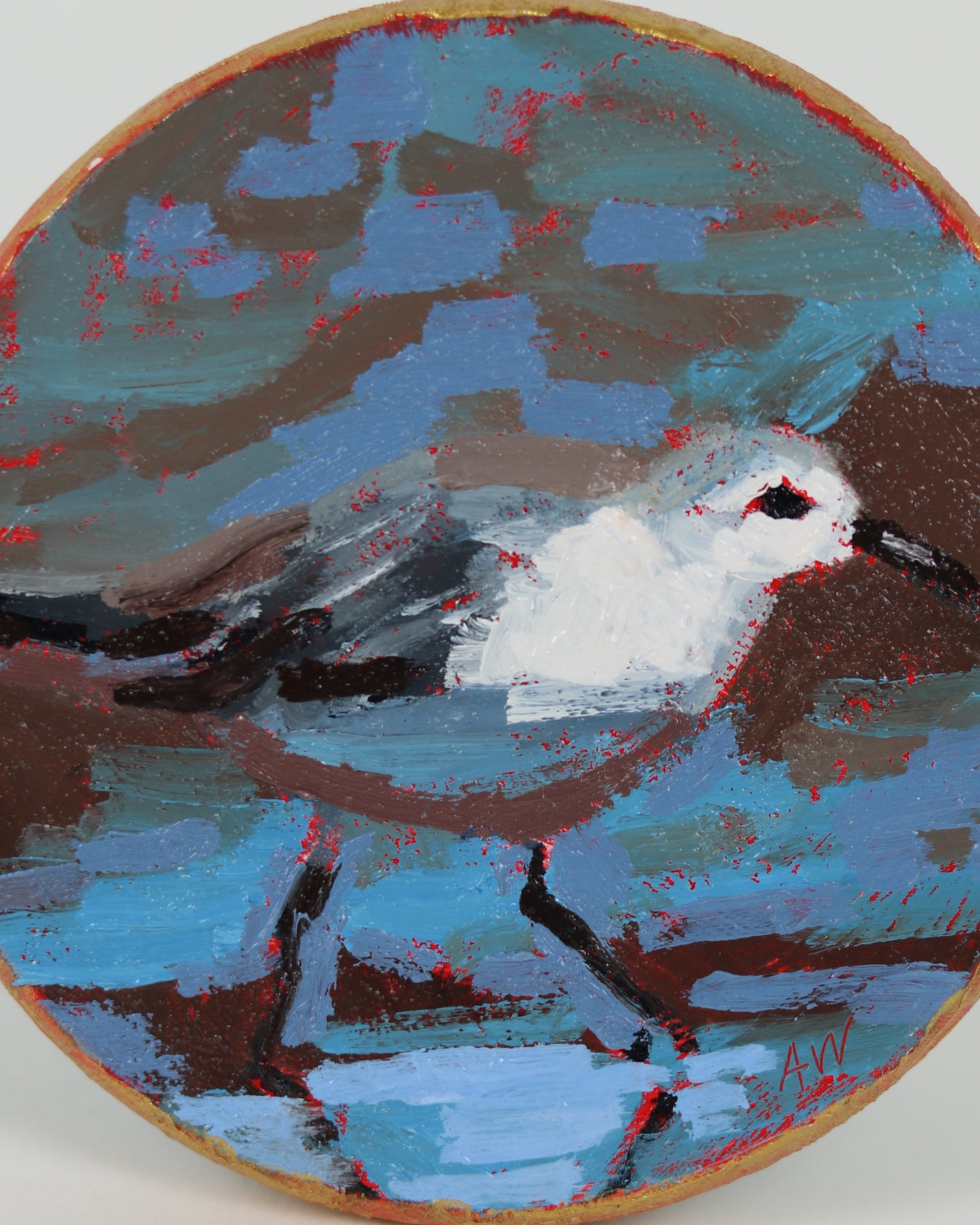 Tiny Large Blue Bird