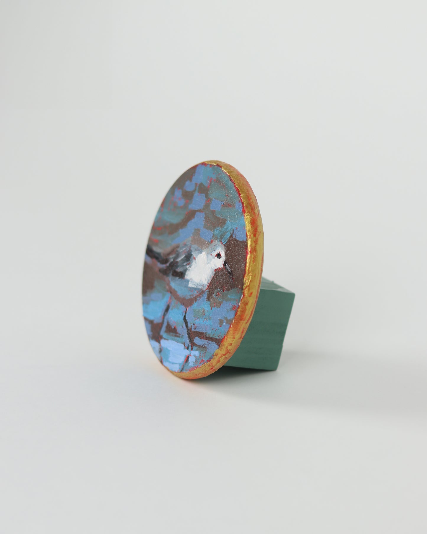 Tiny Large Blue Bird