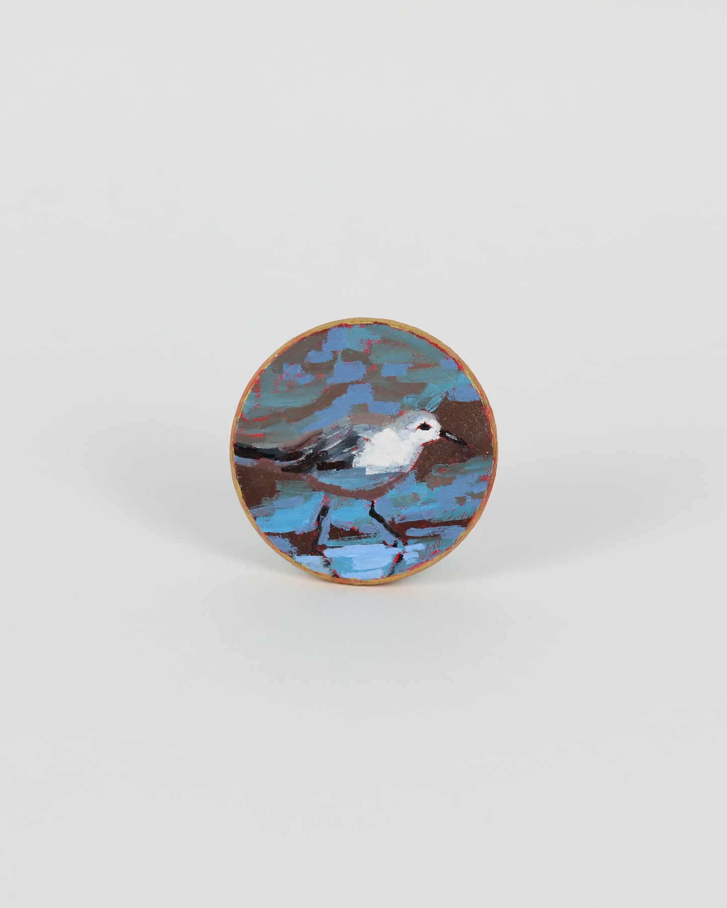 Tiny Large Blue Bird
