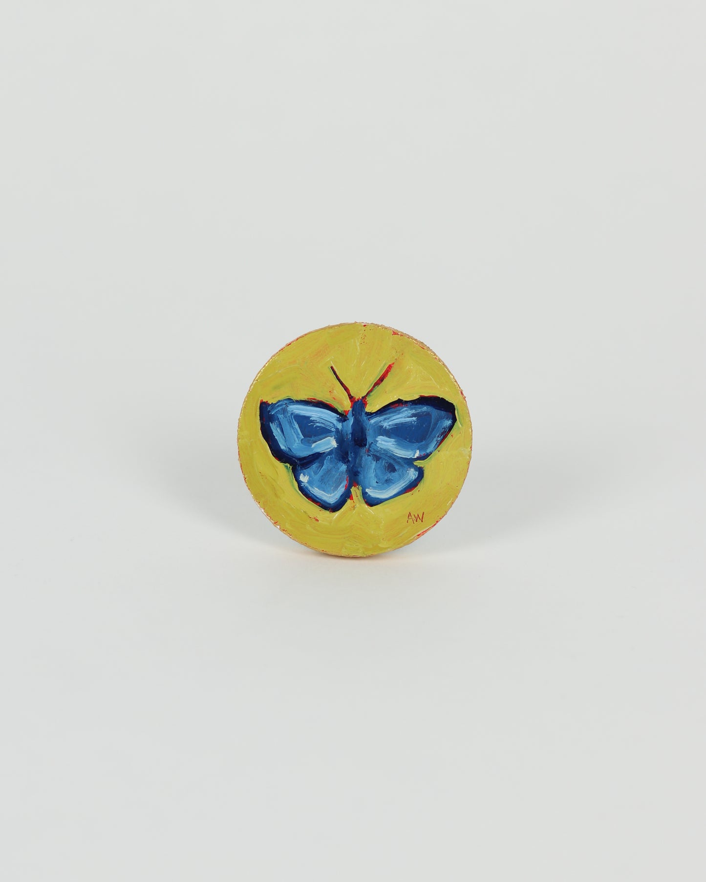 Tiny Small Green Butterfly