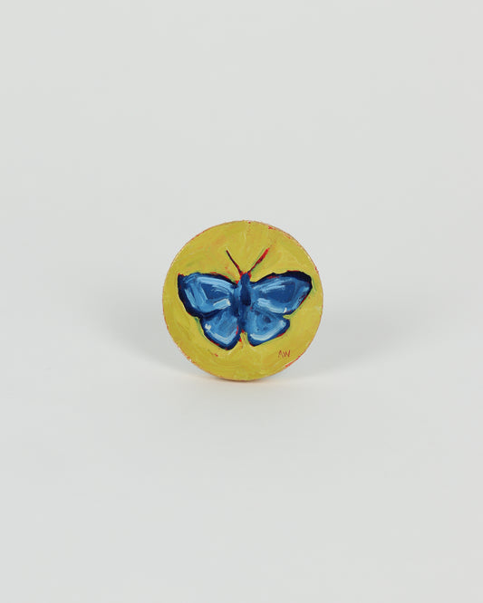 Tiny Small Green Butterfly