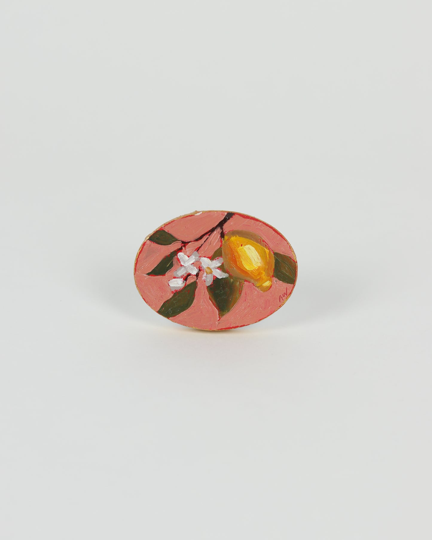 Tiny Pink Oval Lemon
