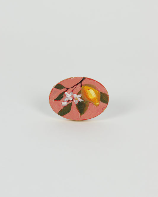 Tiny Pink Oval Lemon