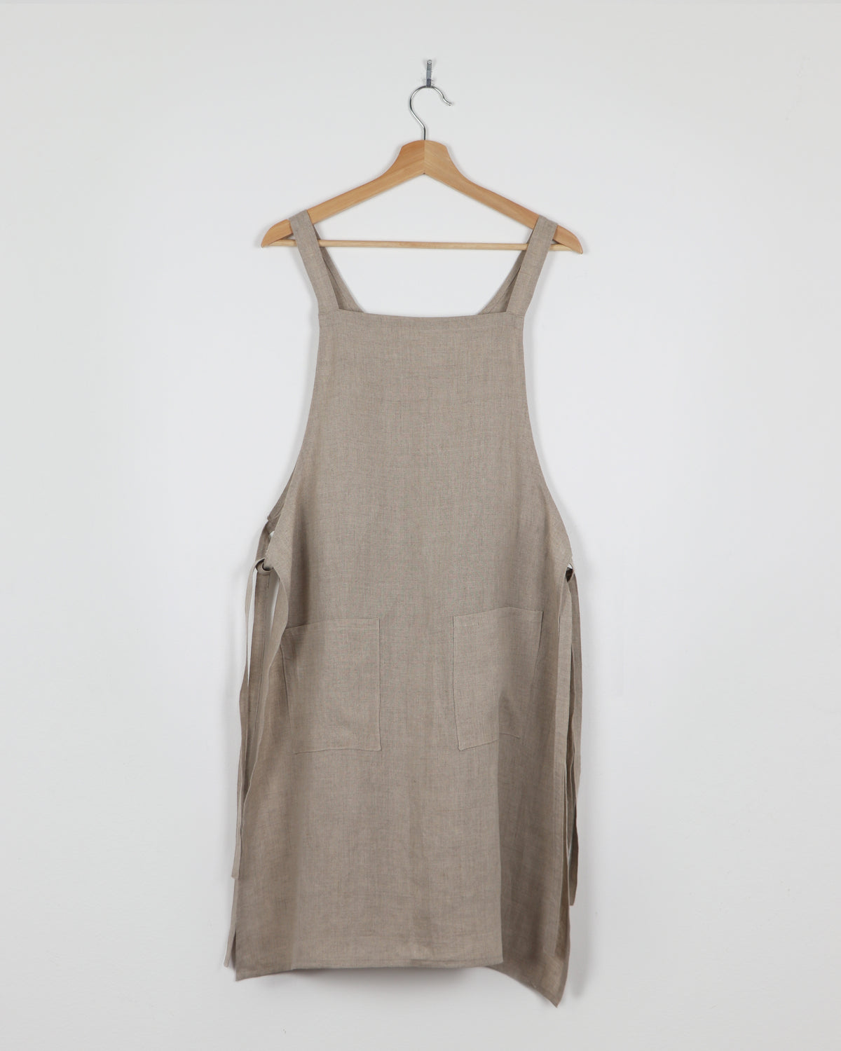 Vera Linen Apron in Natural