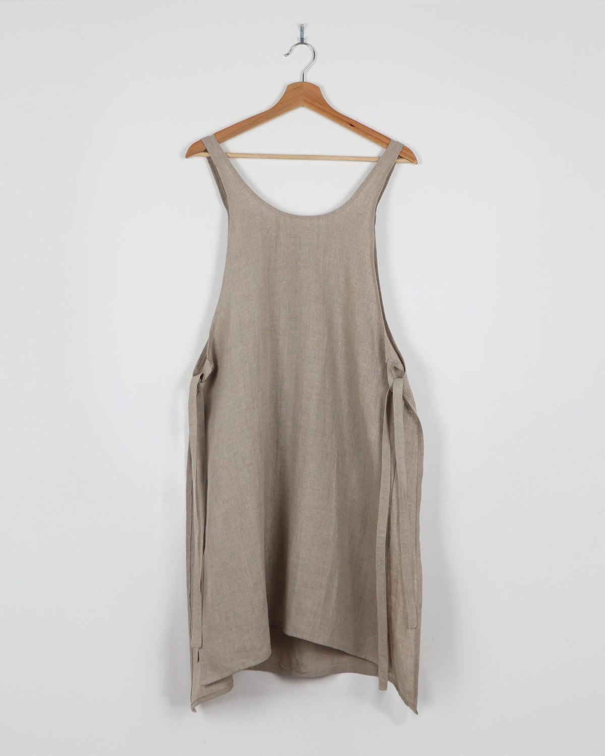 Vera Linen Apron in Natural