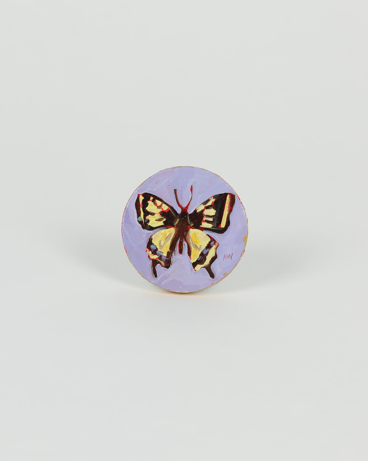 Tiny Small Lavender Butterfly