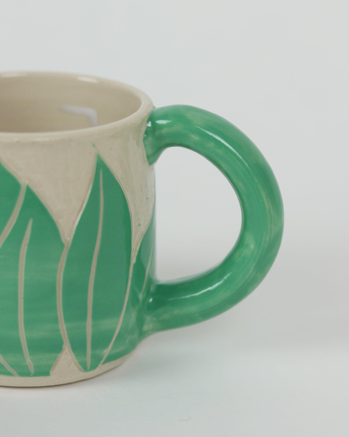 Carved Leaves Mug