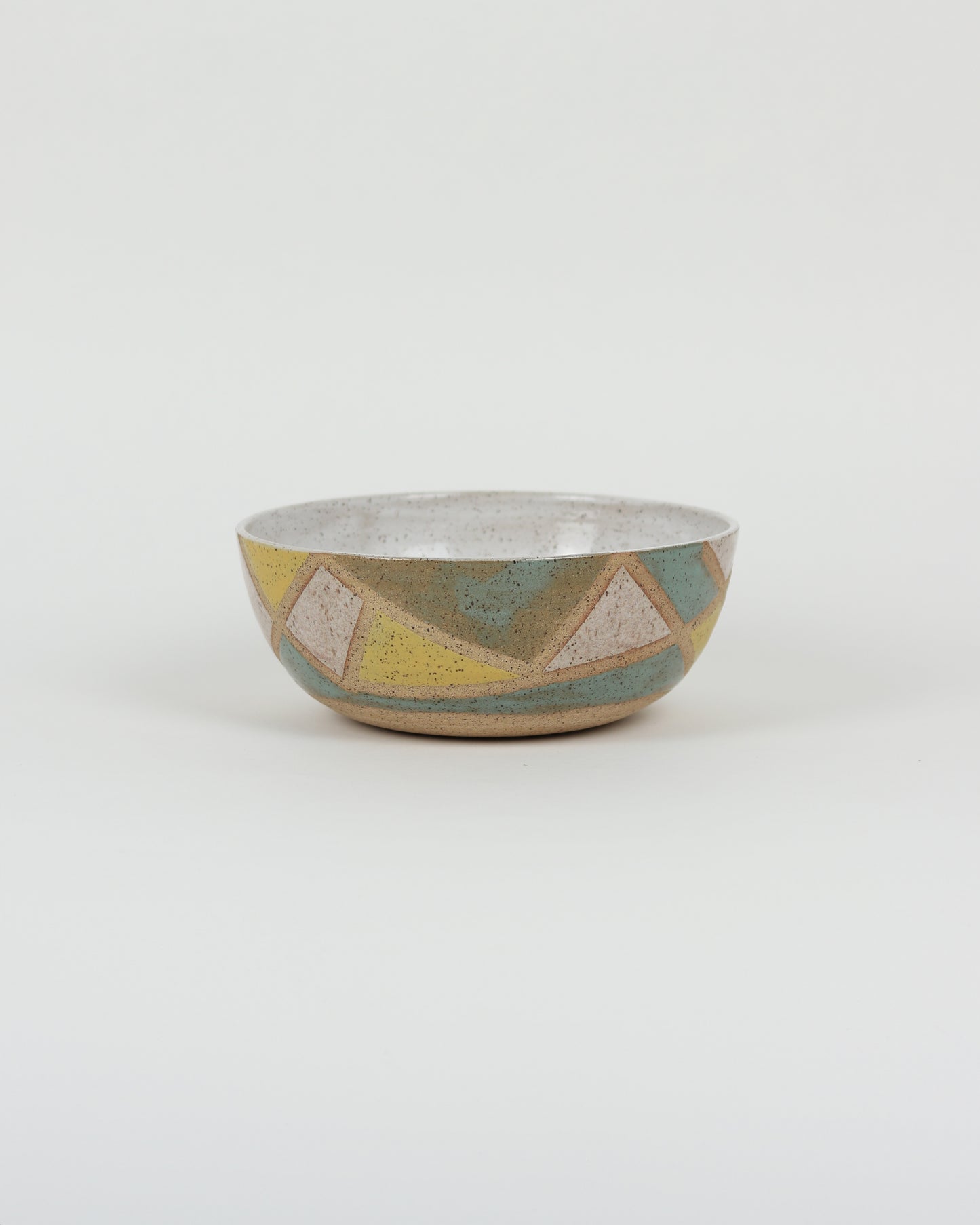 Salad Bowl Geometric Pattern