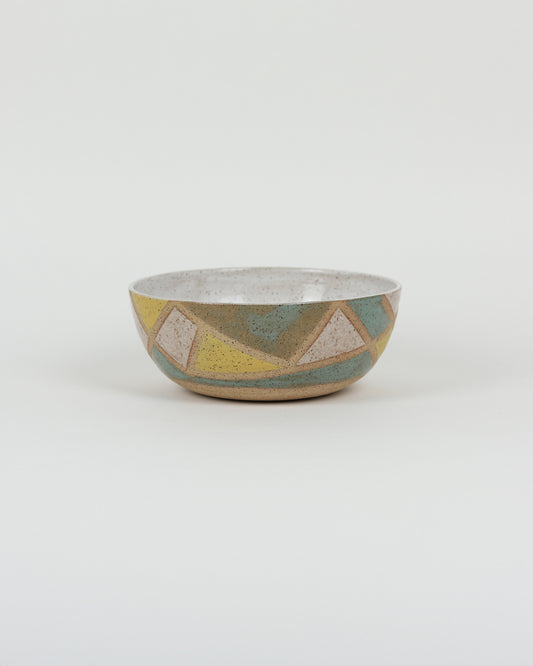 Salad Bowl Geometric Pattern