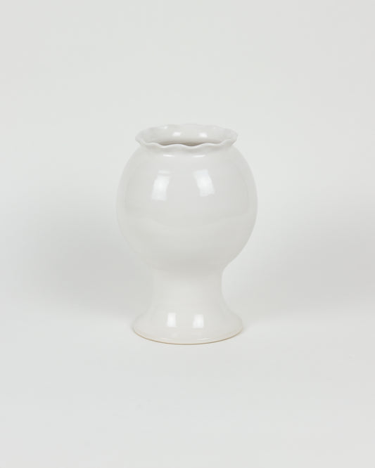 Fish Bowl Ruffle Vase