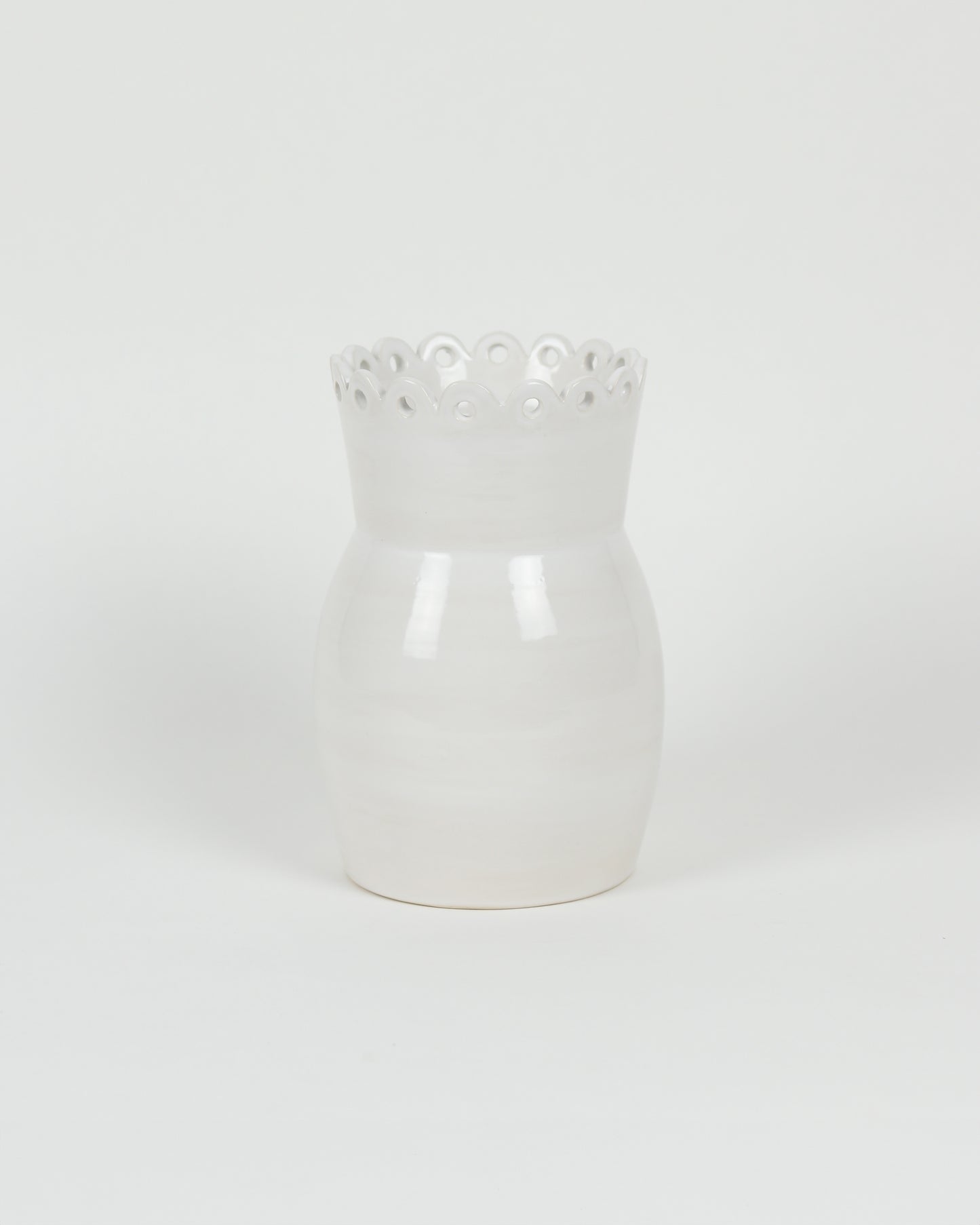 Scalloped Vase