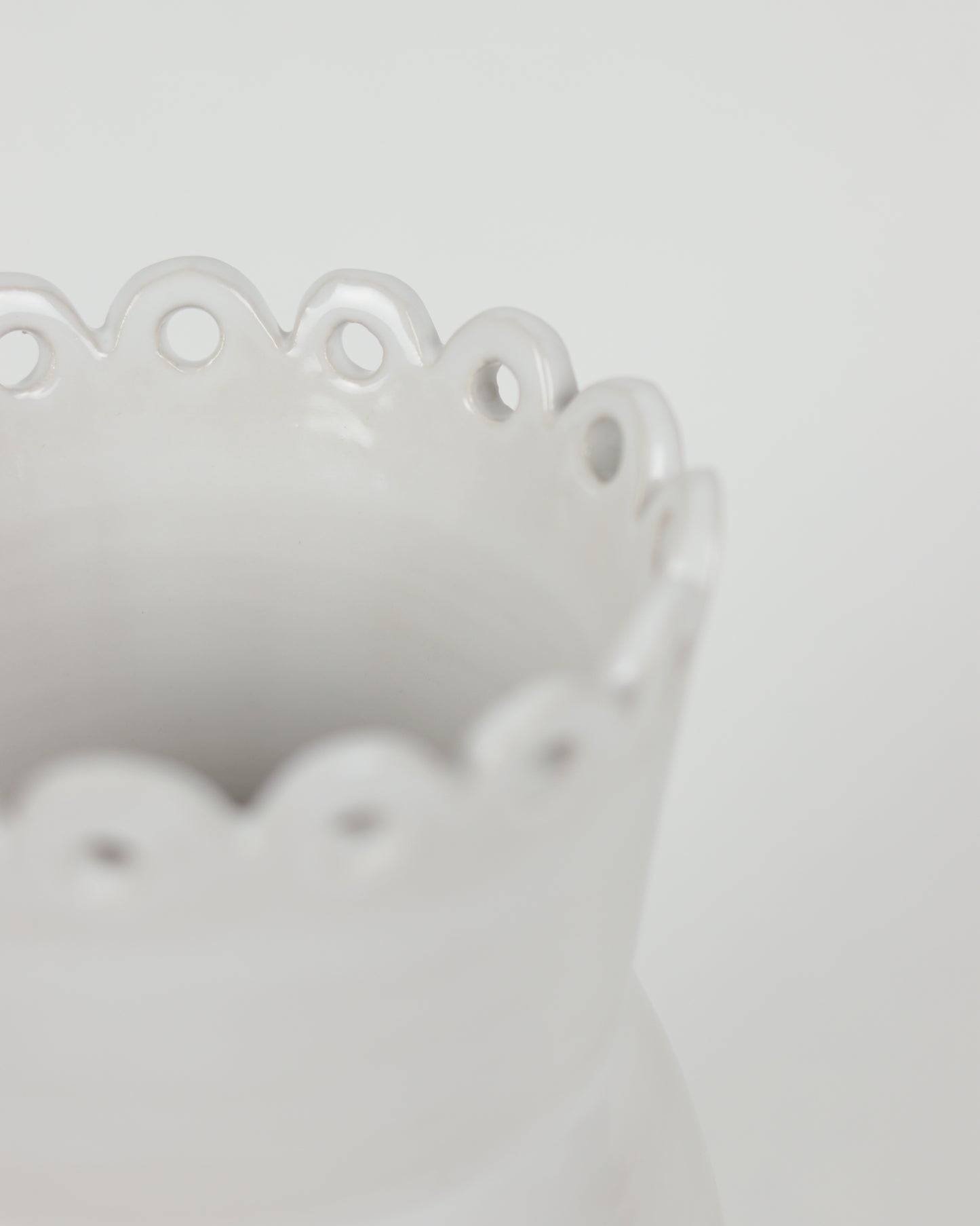 Scalloped Vase