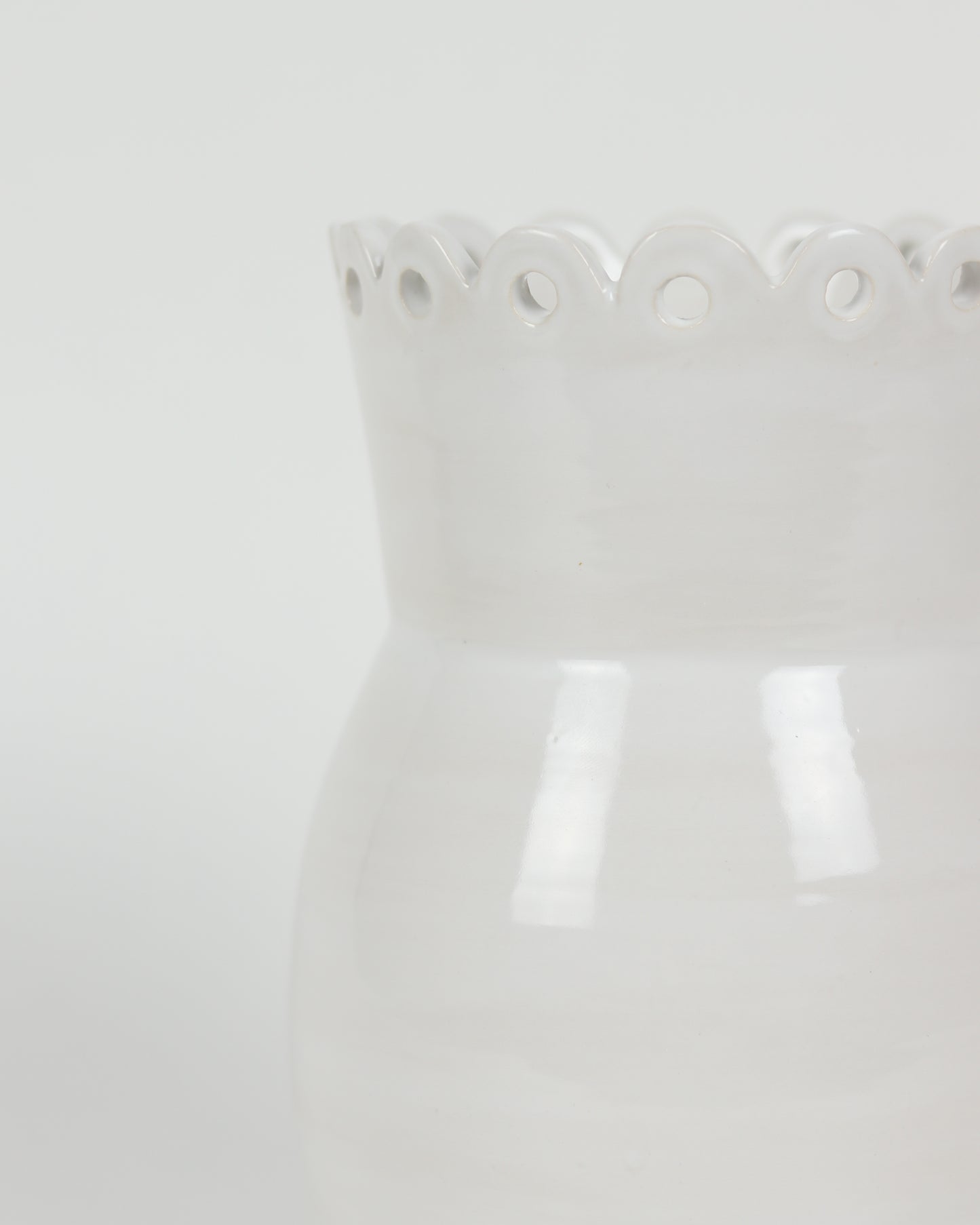 Scalloped Vase