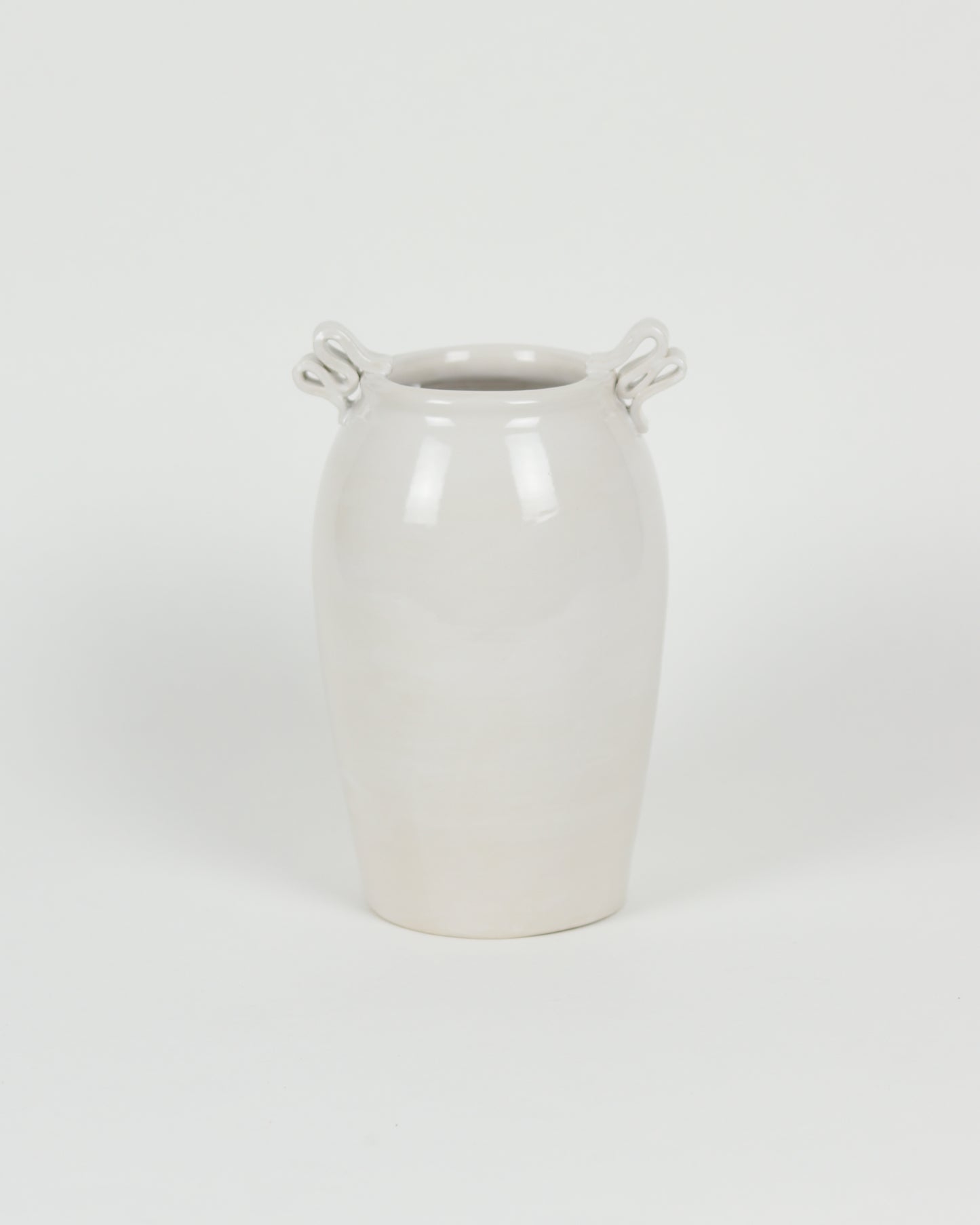 Large Ribbon Handle Vase