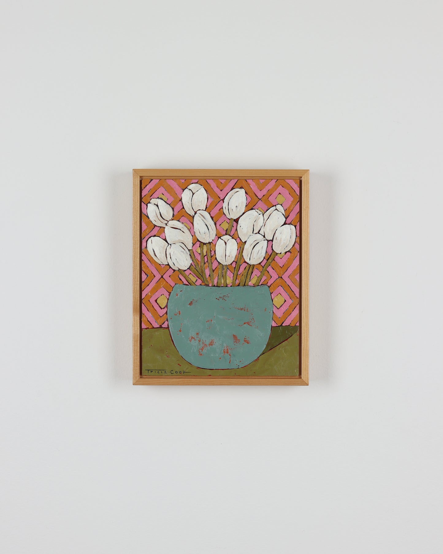 White Tulips & Triangles