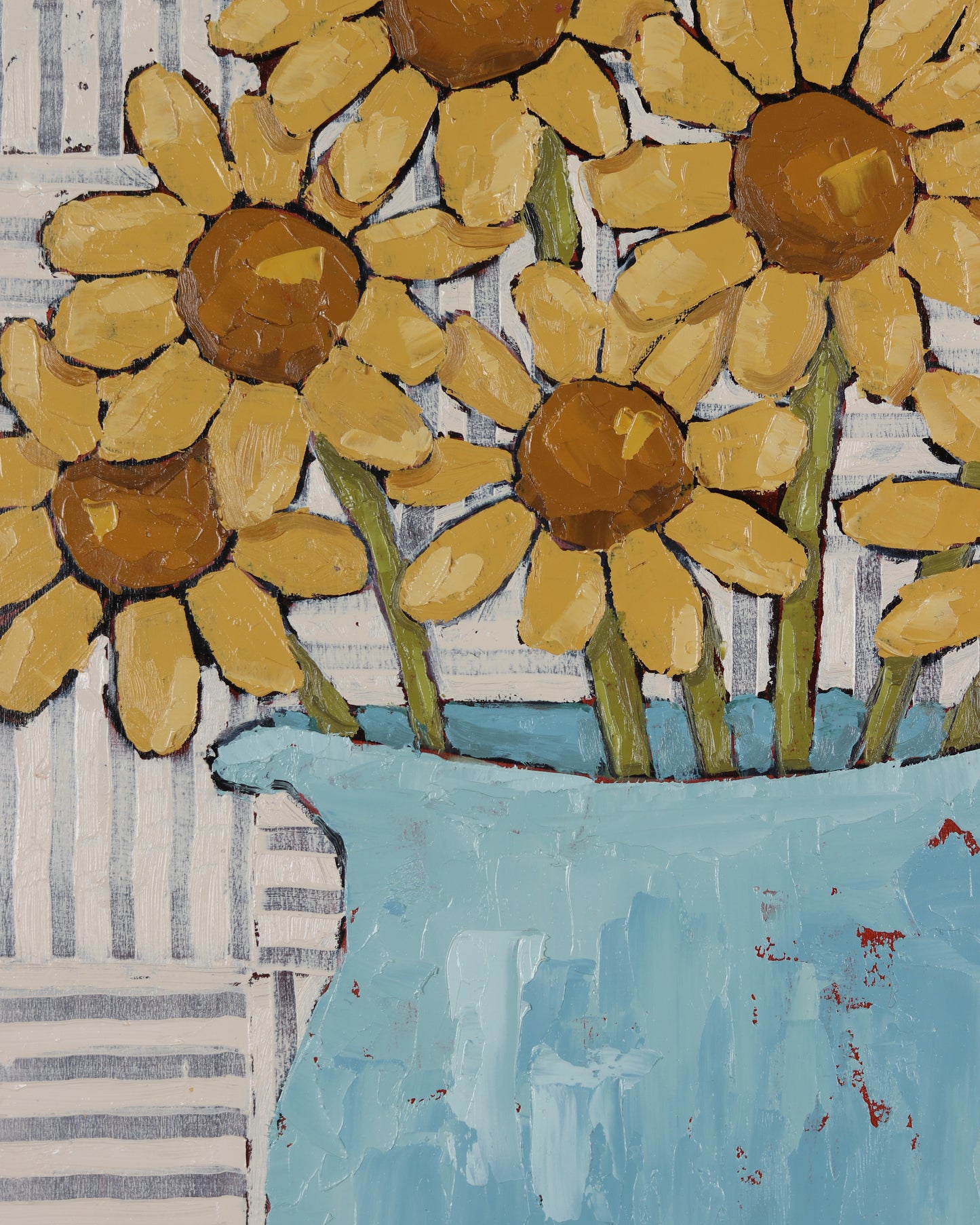 Daisies in Blue