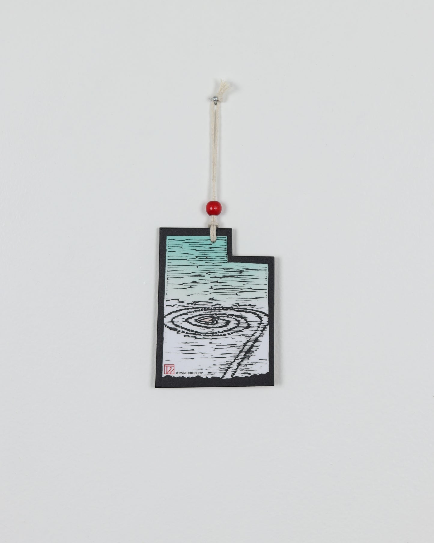 Spiral Jetty Utah Ornament