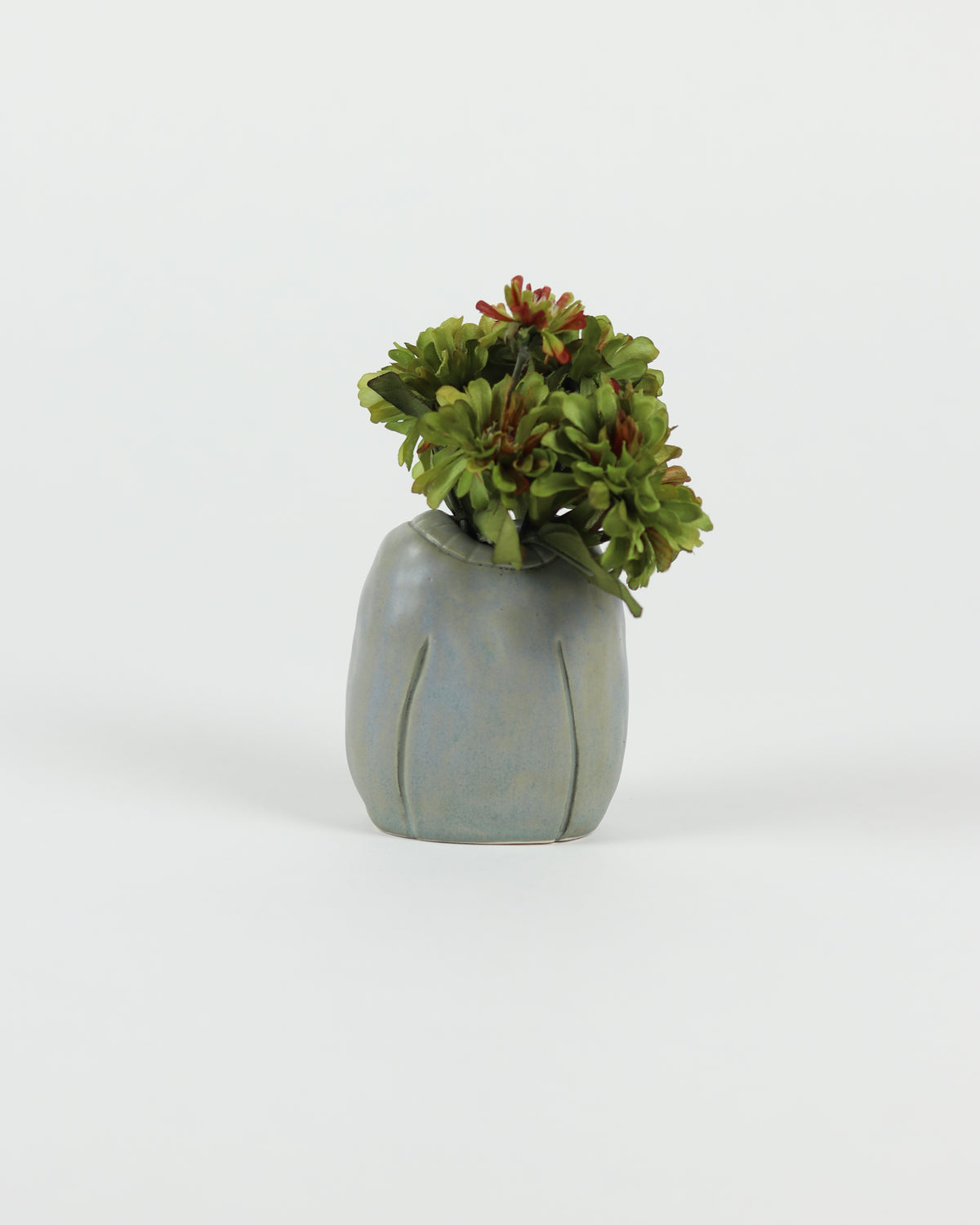 Sweater Vase in Denim Blue